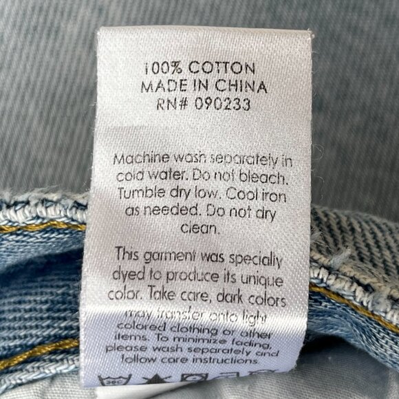 PACSUN LOW RISE BAGGY WIDE LEG JEANS WOMEN’S sz 23 Low Rise Destructed Hem - Picture 9 of 13